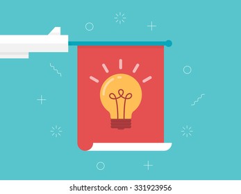 Idea. Conceptual illustration
