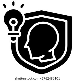 Idea Copyright Icon Element For Design