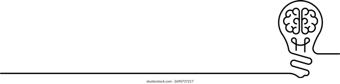 Idea creative banner sign different Light bulb icon. Innovation symbol and creative concept. Vector illustration
