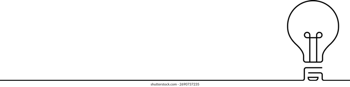 Idea creative banner sign different Light bulb icon. Innovation symbol and creative concept. Vector illustration