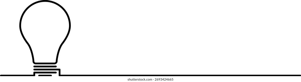 Idea creative banner sign different Light bulb icon. Innovation symbol and creative concept. Vector illustration