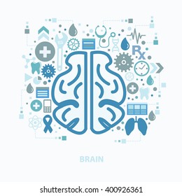 
Idea creative concept design on clean background,vector