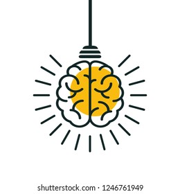Idea, creative concept sign icon - stock vector