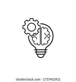 Idea creative icon symbol illustration