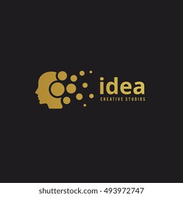 Idea creative studio logo template