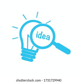 Idea and creative vector icon design