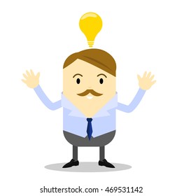 idea cute cartoon style guy