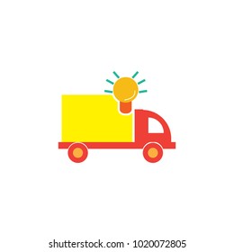 Idea Delivery Logo Icon Design