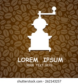 idea for a design - cafe. vector