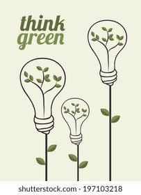 Idea design over beige background, vector illustration