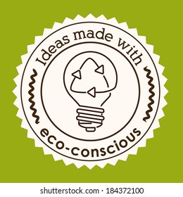 idea  design over green background vector illustration