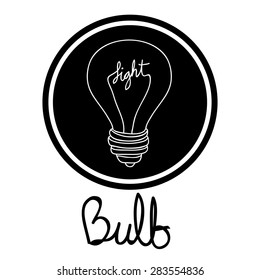 Idea  design over white backgound, vector illustration 