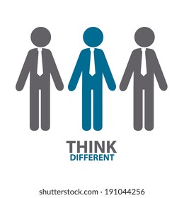 Idea design over white background, vector illustration