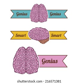 Idea design over white background, vector illustration