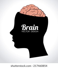 Idea design over white background, vector illustration