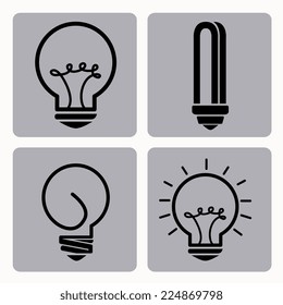 Idea design over white background, vector illustration