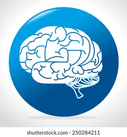 Idea design over white background, vector illustration.