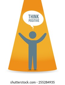 Idea design over white background, vector illustration.