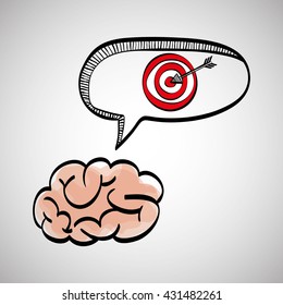 Idea design. sketch icon. White background , vector