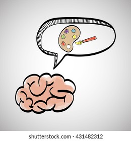 Idea design. sketch icon. White background , vector