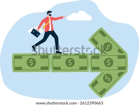 The idea or determination to grow or add value, the idea of investing to make money, the increase in stock market or business profits,

