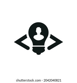 Idea development icon, vector illustration