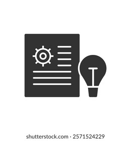 idea Document Icon Sign Symbol