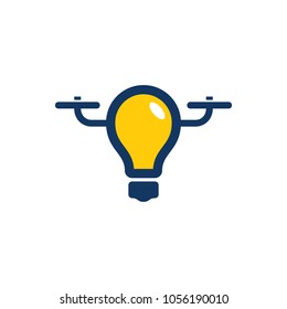 Idea Drone Logo Icon Design