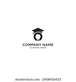 idea education logo vector icon