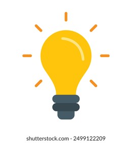 Idea Flat Icon Design For Personal nad Commercial Use