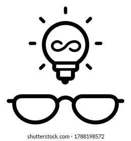 Idea Flat Icon Isolated On White Background