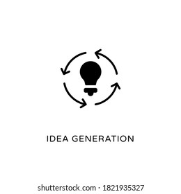 Idea Generation icon in vector. Logotype