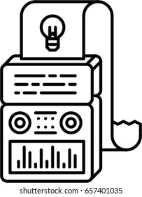 idea generator outline icon