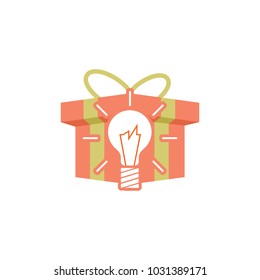 Idea Gift Logo Icon Design