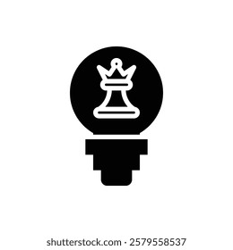 Idea Glyph Icon. Idea Icon