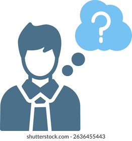 Idea Glyph Two Colour Icon