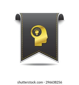 Idea golden Vector Icon Design
