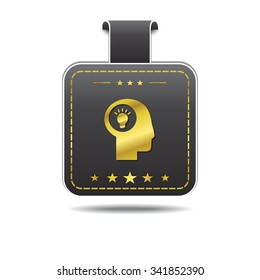 Idea golden Vector Icon Design
