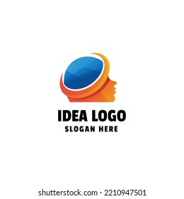 Idea Gradient Colorful Logo Design