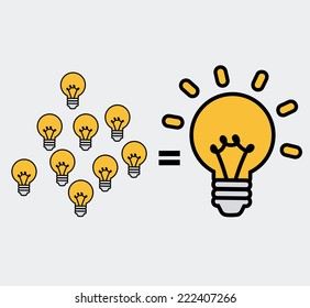 idea graphic design , vector illustration