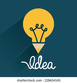 idea graphic design , vector illustration