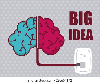 idea graphic design , vector illustration