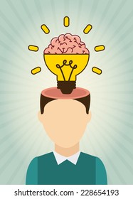 idea graphic design , vector illustration