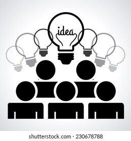 idea graphic design , vector illustration