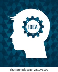 idea graphic design , vector illustration