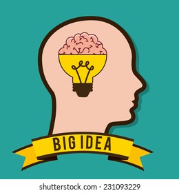 idea graphic design , vector illustration