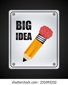 idea graphic design , vector illustration