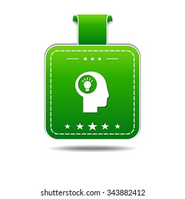 Idea Green Vector Icon Design