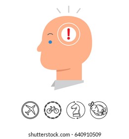 Idea in head