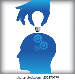 Idea from human thought process concept